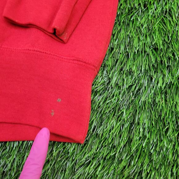 Nebraska-Cornhuskers Sweatshirt Women L 24x24 Baggy Crop Boxy - Picture 7 of 16